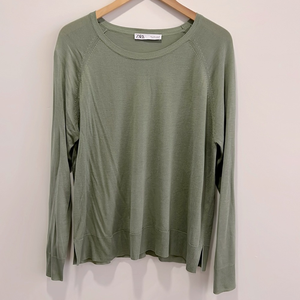Zara knit top size L